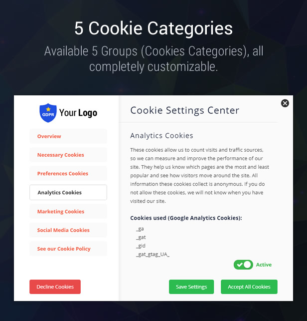 Cookie Plus - GDPR Cookie Consent Solution for WordPress - 4